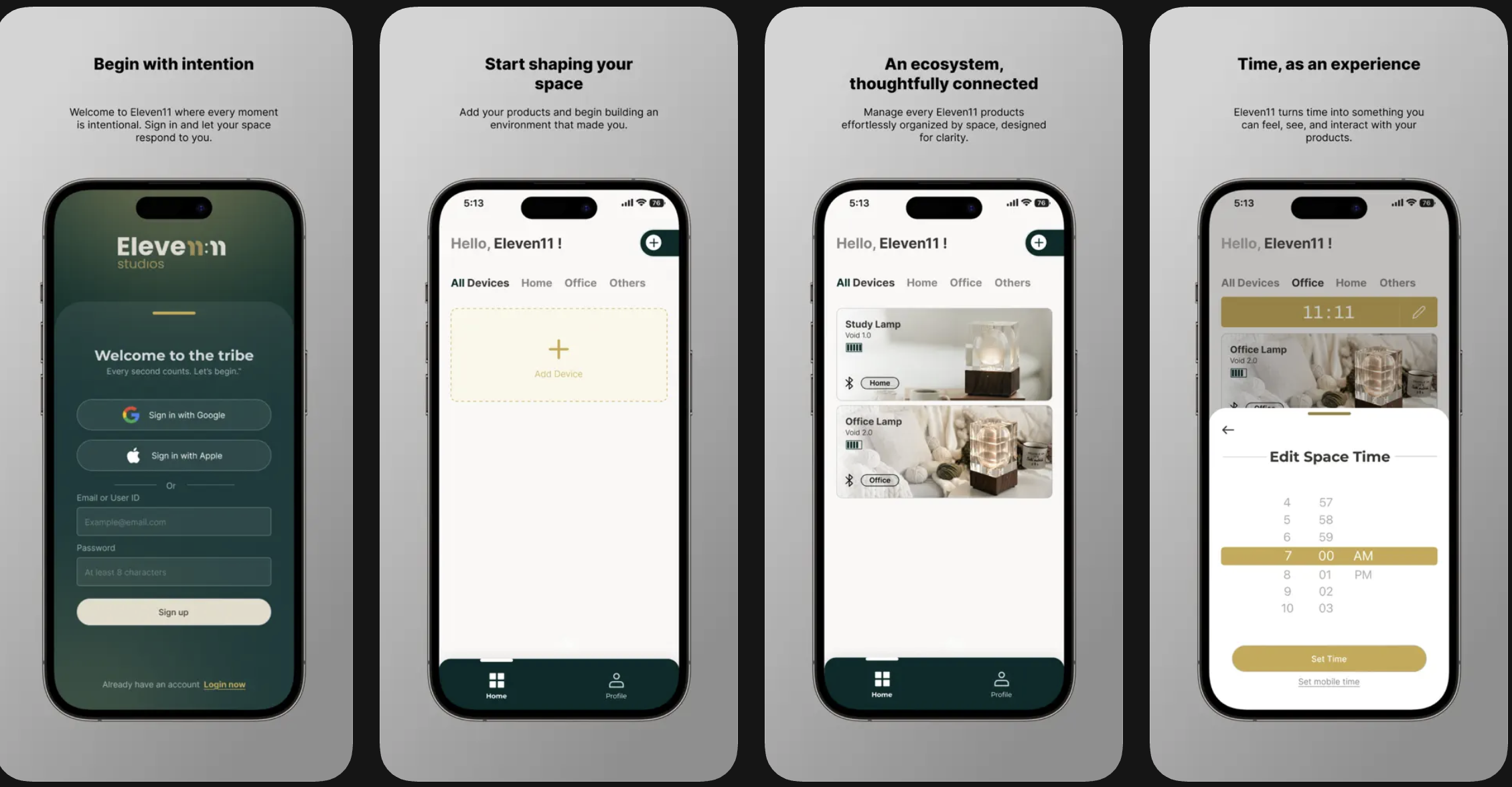 Eleven Eleven App interface